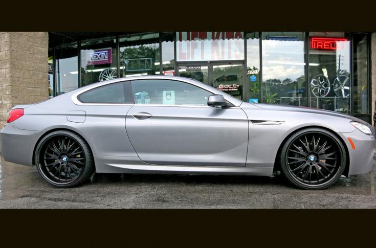 BMW M3 MONACO MATTE BLACK WITH GLOSS BLACK LIP